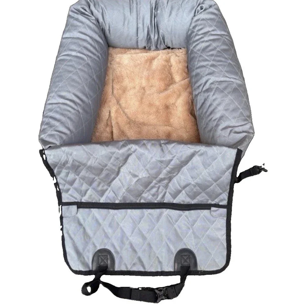 Dog Car Seat Booster 2-in-1 Pet Car seat Indoor Lounge Comfortable Cozy Couch